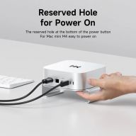 Подставка HAGIBIS для Mac mini M4 Aluminum Alloy Stand