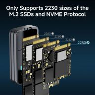 Внешний корпус для SSD M.2 Fanxiang MP83 NVMe SSD Enclosure Gray (MP83)