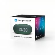 Умная колонка VK Капсула Мини с голосовым помощником Марусей, хвойный зеленый