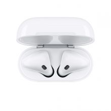 Беспроводные наушники Apple AirPods 2 с беспроводным зарядным футляром MRXJ2, белый
