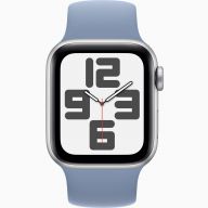 Умные часы Apple Watch Series SE Gen 2 40 мм Silver Aluminium Case GPS, Winter Blue Solo Loop Size 1