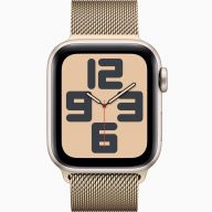 Умные часы Apple Watch Series SE Gen 2 40 мм Aluminium Case GPS, starlight Milanese Loop Bracelet Gold