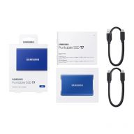 Внешний SSD диск SAMSUNG T7 2TB, USB Type-C, Blue (MU-PC2T0H/WW)