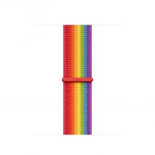 Часы Apple Watch Series 5 GPS 40mm Aluminum Case with Sport Loop Pride (Серебристый/Радужный)