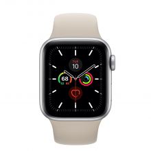 Часы Apple Watch Series 5 GPS 40mm Aluminum Case with Sport Band (Серебристый/Камень)