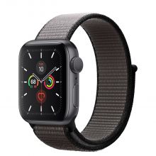 Часы Apple Watch Series 5 GPS 40mm Aluminum Case with Sport Loop (Space Gray/Anchor Gray)
