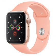 Часы Apple Watch Series 5 GPS 44mm Aluminum Case with Sport Band (Золотистый/Розовый песок)