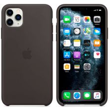 Чехол-накладка Apple силиконовый для iPhone 11 Pro Max черный (MX002ZM/A)