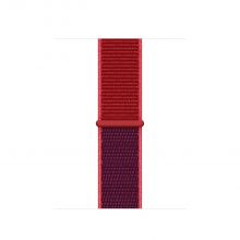Часы Apple Watch Series 5 GPS 40mm Aluminum Case with Sport Loop (Серебристый/Гранатовый)