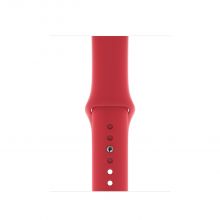 Часы Apple Watch Series 5 GPS 40mm Aluminum Case with Sport Band (Серебристый/Гранатовый)
