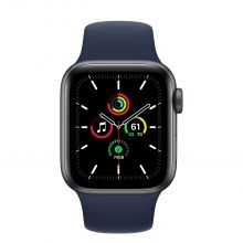 Умные часы Apple Watch SE GPS + Cellular 40мм Aluminum Case with Sport Band (Серый космос/Темный ультрамарин)