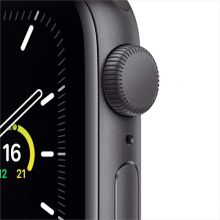 Умные часы Apple Watch SE GPS 44mm Aluminum Case with Sport Band (Серый космос/Черный)