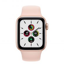 Умные часы Apple Watch SE GPS + Cellular 40мм Aluminum Case with Sport Band (Золотистый/Розовый песок)