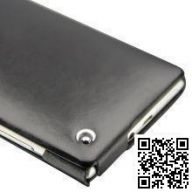 Кожаный чехол Noreve для Nokia Lumia 925 Ambition Leather case (Ebony black)