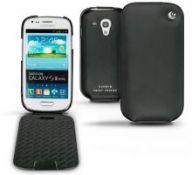 Кожаный чехол Noreve для Samsung GT-i8190 Galaxy S3 Mini Tradition leather case (Black)