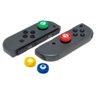 HORI Сменные накладки Super Mario для консоли Nintendo Switch (NSW-036U) красный/зеленый/синий/желтый