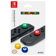 HORI Сменные накладки Super Mario для консоли Nintendo Switch (NSW-036U) красный/зеленый/синий/желтый