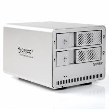 Внешний контейнер для HDD 2x3.5" SATA Orico 9528U3 USB3.0 (Silver)