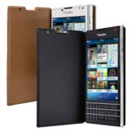 Кожаный чехол для BlackBerry Passport Flip Shell Case кожаный (Black)