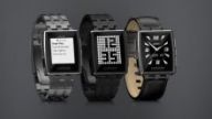 Pebble SmartWatch Steel (Black) - умные часы для iOS/Android