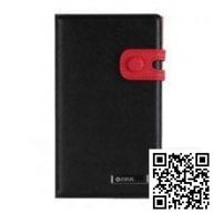 Чехол Zenus для LG Prada 3.0 Prestige Color Edge Diary (Real Black + Red)