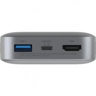 Внешний аккумулятор Power Bank ZMI 10000 mAh 2х2-Way Type-C 50W HDMI Port USB HUB Function (QB816), серый