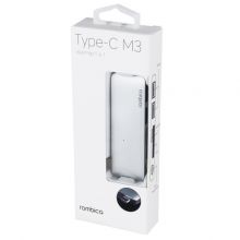 USB-концентратор Rombica Type-C M3, разъемов: 3