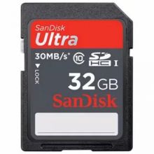 Карта памяти SanDisk Ultra SDHC Class 10 UHS-I 30MB/s 32GB