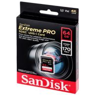 Карта памяти SanDisk Extreme Pro SDXC 64 GB (SDSDXXY-064G-GN4IN)