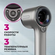 Фен Dykemann Powerwind SE-09 1500 Вт серебристый