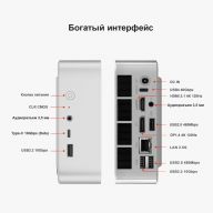 Компьютер Beelink SER8 AMD Ryzen 7 8845HS/DDR5 32 Гб/SSD 1TB/WiFi 6/BT5.2