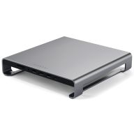 Подставка Satechi Aluminum Monitor Stand Hub серый космос