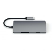 USB-C адаптер Satechi Aluminum Type-C Multi-Port Adapter V2 (Space Gray)