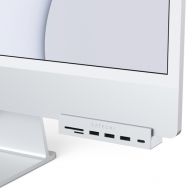 USB-C-концентратор Satechi Aluminum USB-C Clamp Hub для 24" iMac - Silver, цвет серебристый