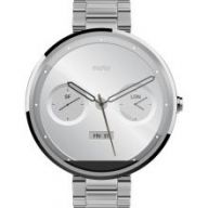 Motorola Moto 360 (Steel) Silver 18 mm - умные часы для Android