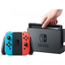 Игровая приставка Nintendo Switch 32 ГБ, неоновый синий/неоновый красный