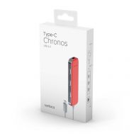 USB-концентратор Rombica Type-C Chronos, разъемов: 3, red