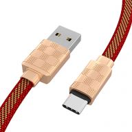 Кабель USB Type-C TFN Fashion, Gold (TFN-C-GUC-USBC1MGL)