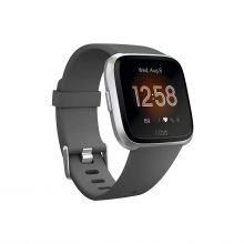 Часы Fitbit Versa Lite Edition (Charcoal/Silver Aluminum)