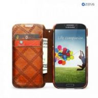 Чехол Zenus Prestige Italian Vintage Quilt Diary Series для Samsung Galaxy S4 I9500 (Braun)