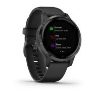 Умные часы Garmin Vivoactive 4s, серый/черный