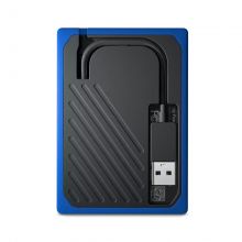 2 ТБ Внешний SSD Western Digital My Passport Go, USB 3.2 Gen 1, черный/синий