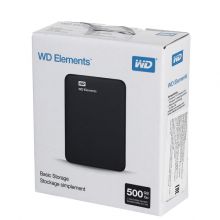 Внешний HDD Western Digital WD Elements Portable 500 ГБ WDBUZG5000ABK-WESN USB 3.0 (Black)