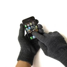 Перчатки с токопроводящей нитью для iPhone/iPad/iPod Weskent Gloves (Black) Size M